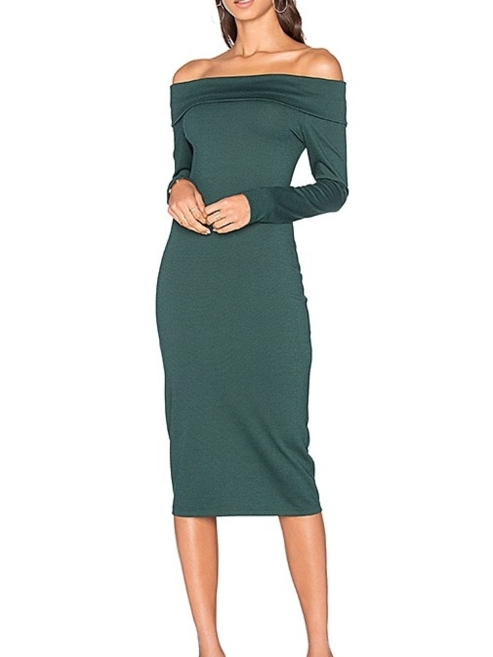 Amanda Uprichard Revolve Astaire Dress in Evergreen Size Small